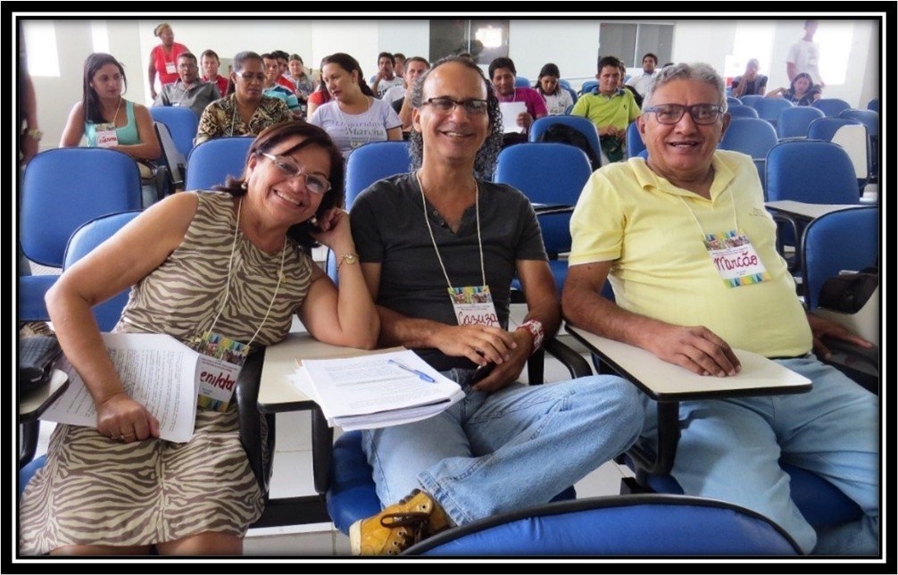 Zenilda, Cazuza e Marcos Inácio